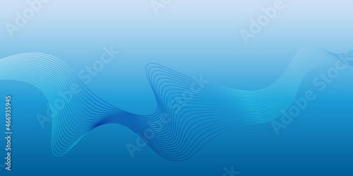 Wallpaper Mural Modern soft blue background with lines Torontodigital.ca