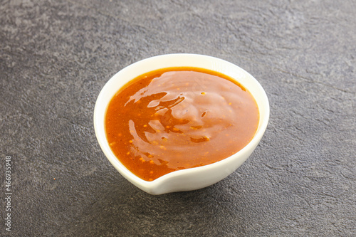 Asian traditional cuisine - curry sauce photo