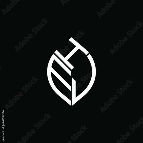 HEJ letter logo creative design. HEJ unique design
