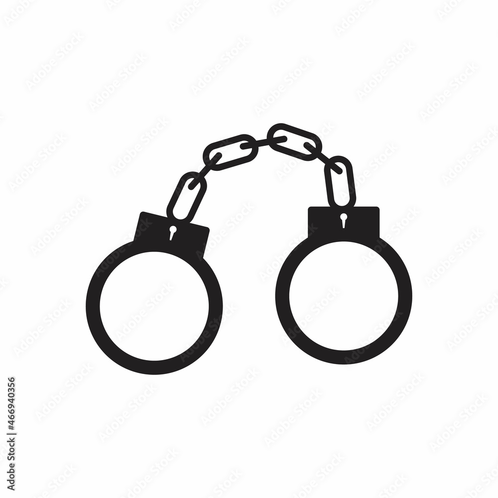 handcuffs icon handcuffs icon