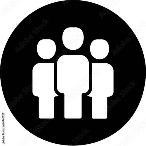 team leader glyph icon