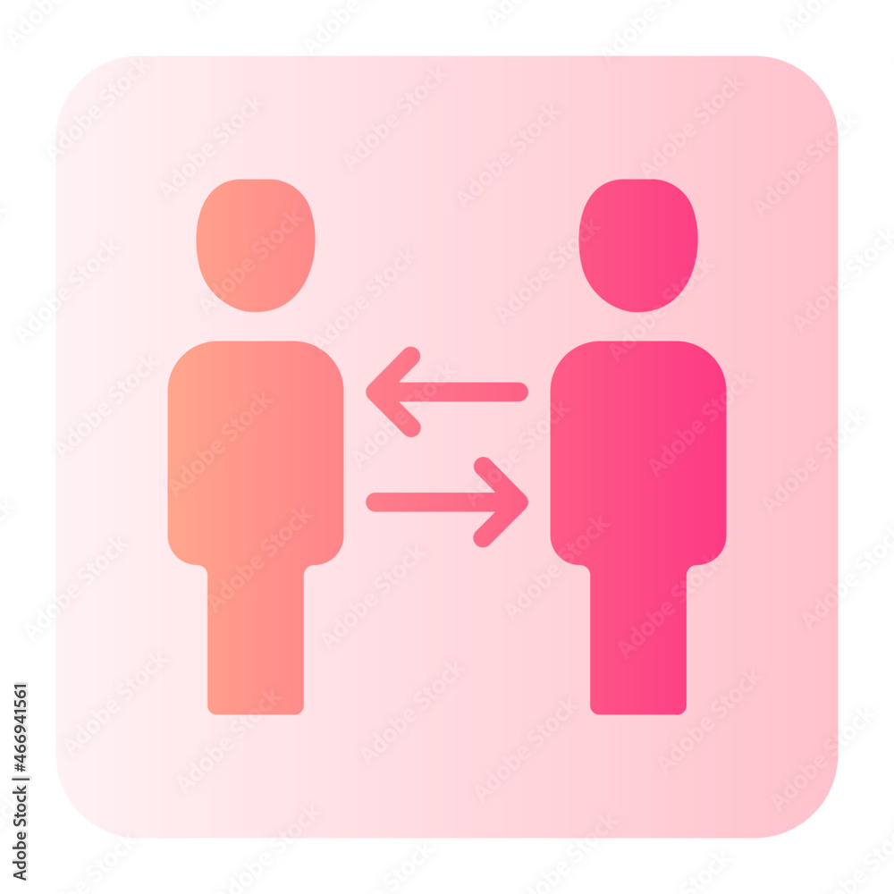 interaction gradient icon interaction gradient icon