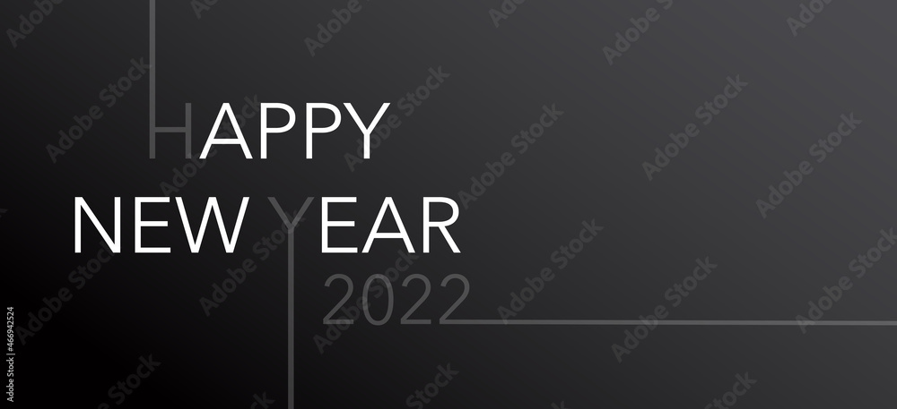 Obraz premium 2022 Happy New Year