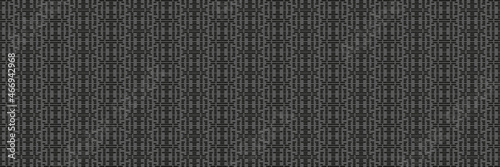 Dark background image with abstract linear ornament on a black background for your design. Seamless background for wallpaper, textures. Vector illustration.