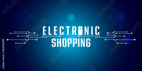 electronic shopping cart