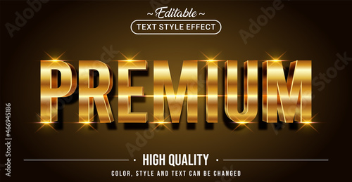 Editable text style effect - Premium text style theme.