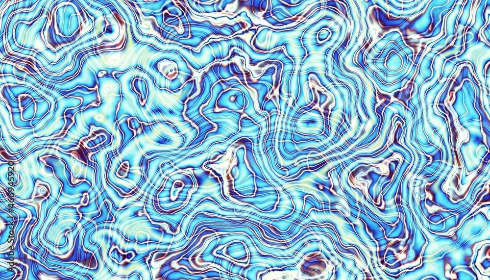 Abstract wavy fractal Abstract wavy fractal