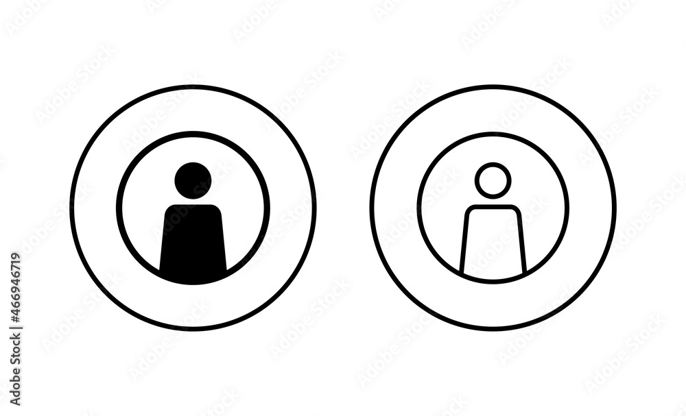 User Icons set. person sign and symbol. people icon. User Icons set. person sign and symbol. people icon.