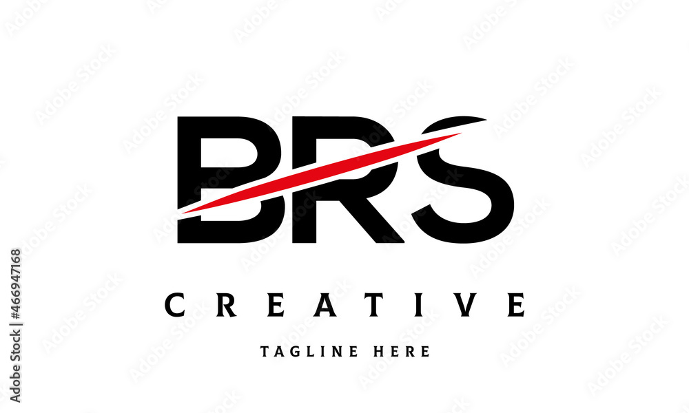 BRS creative cut three latter logo BRS creative cut three latter logo