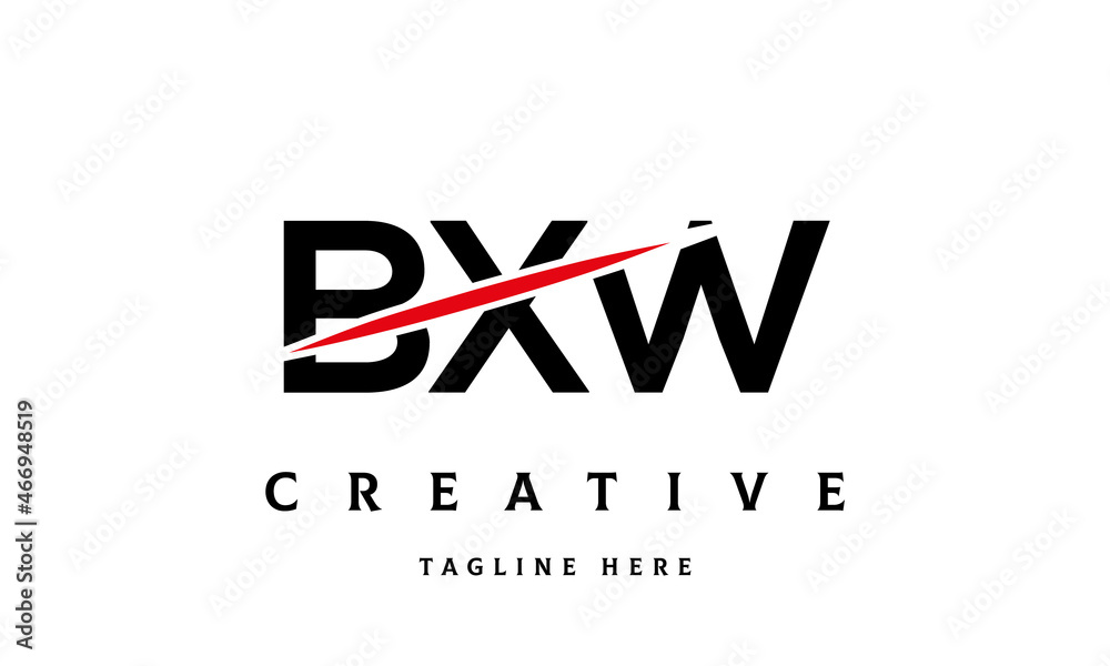 BXW creative cut three latter logo BXW creative cut three latter logo