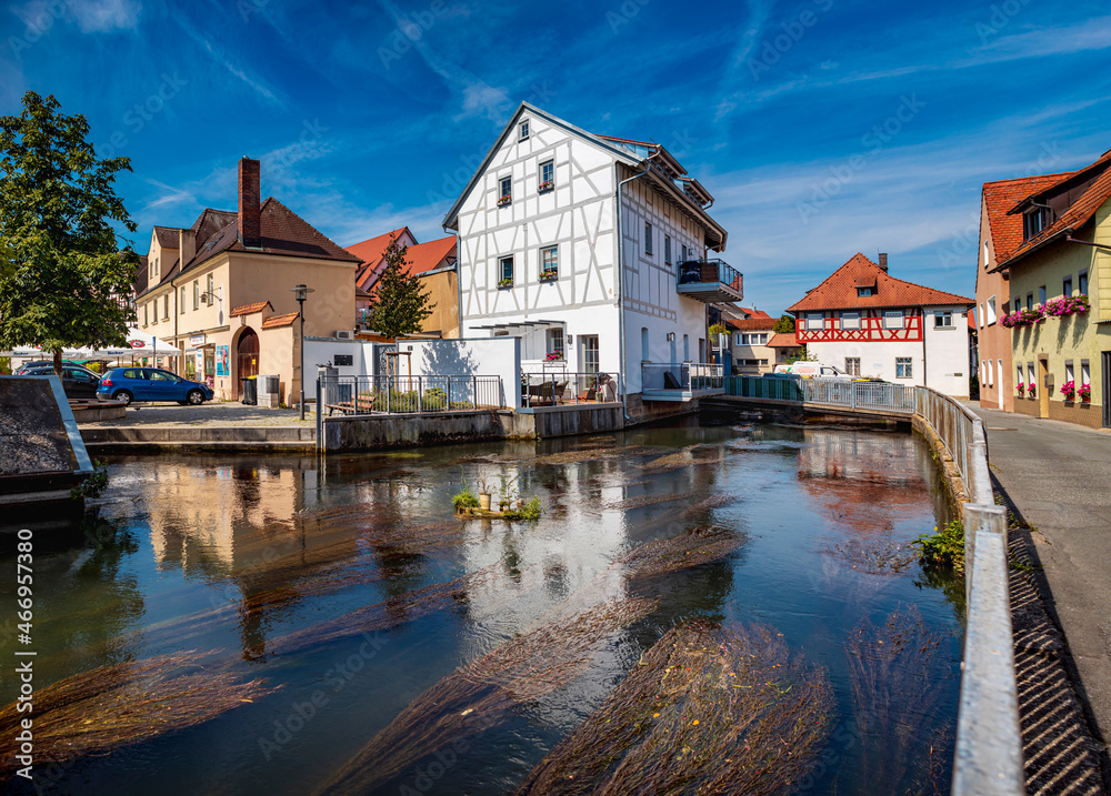 Cityscape of Forchheim town