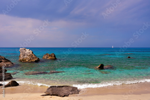 Fototapeta Naklejka Na Ścianę i Meble -  Michelino beach Tropea Calabria Italy