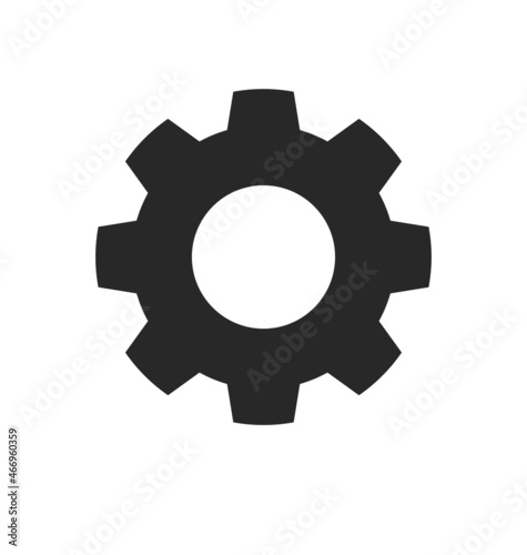 simple gear cog service settings icon