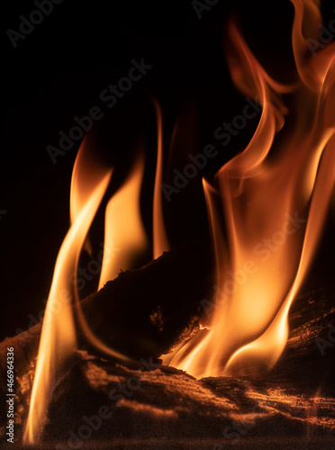 fire flame heat hot fireplace bonfire flames wood firewood 