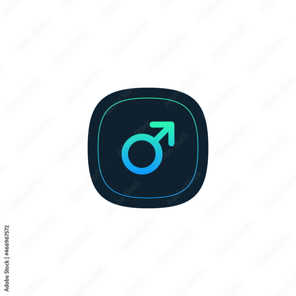 sex male icon. arrow pointing up. Stock vector illustration isolated on white background sex male icon. arrow pointing up. Stock vector illustration isolated on white background