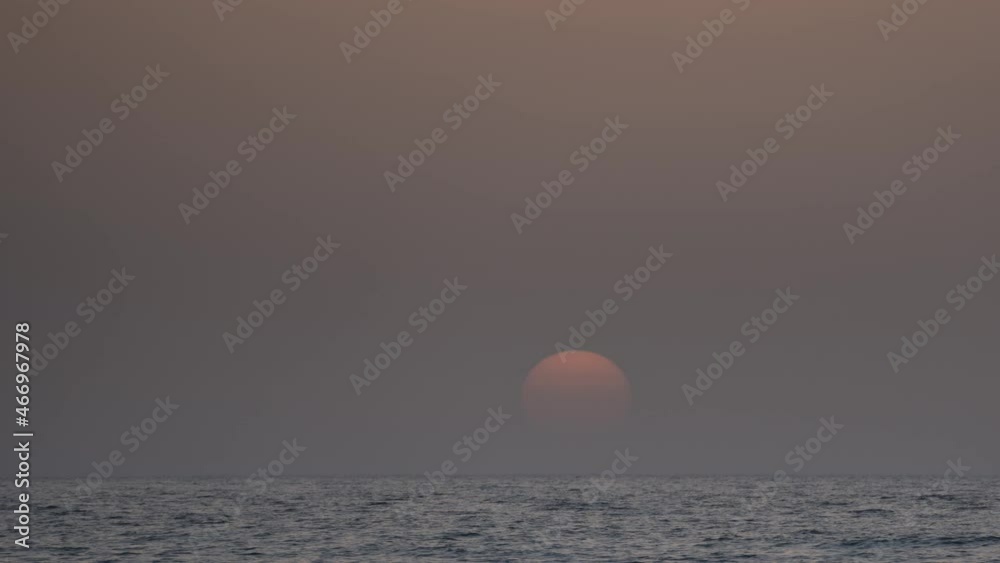 sunset in the waters of the Aegean Sea sunset in the waters of the Aegean Sea