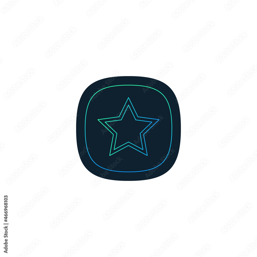 Star icon. Favorite or best sign. Web ranking symbol. dark button with web icon. Star square design. Stock vector illustration isolated on white background Star icon. Favorite or best sign. Web ranking symbol. dark button with web icon. Star square design. Stock vector illustration isolated on white background