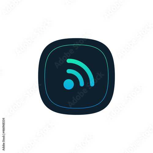 WIFI app vector icon , Wire...