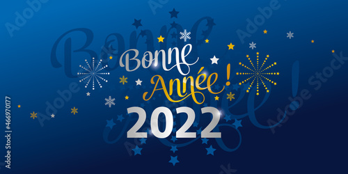 bonne année 2022, carte de voeux photo