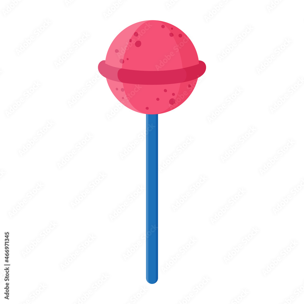 Vector cartoon sugar free xylitol lollipop. Vector cartoon sugar free xylitol lollipop.