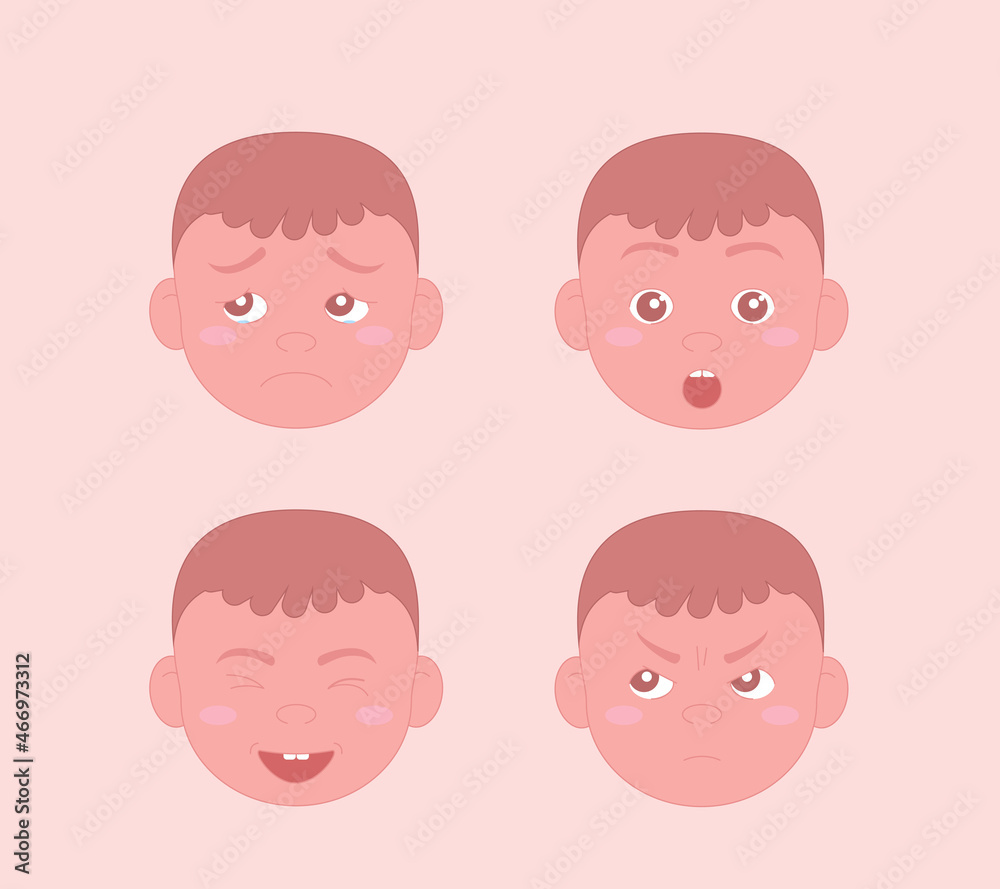 Different emotions of boyDifferent emotions of boy Different emotions of boyDifferent emotions of boy