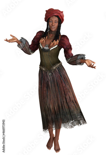 3D African witch