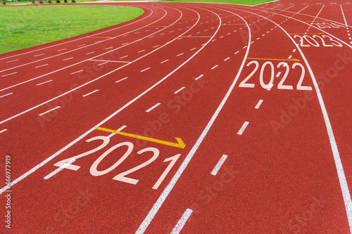 Running track with Number front 2021 to 2024