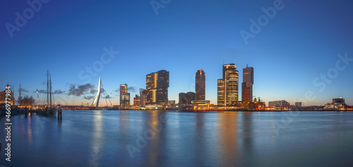 Rotterdam  Netherlands  City Skyline