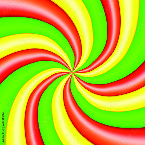 Round rainbow sweet candy background