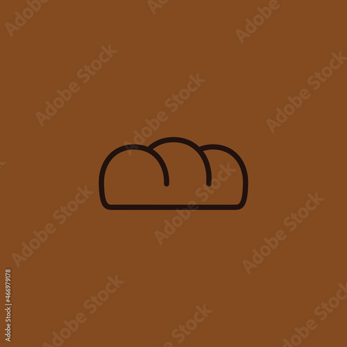 Bakery logo design. Bread icon vector. Bread logo design.