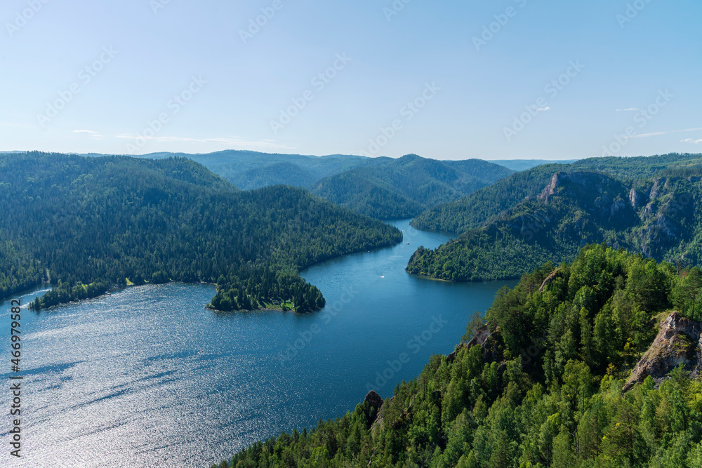 Biryusinsky Bay near Krasnoyarsk