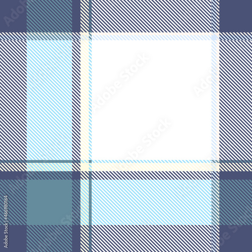 Wallpaper Mural Seamless plaid pattern in blue, navy, teal, white and cream.  Torontodigital.ca