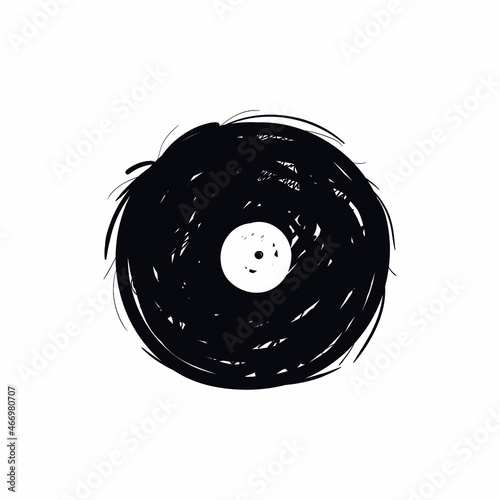 vinyl records turntable music poster
