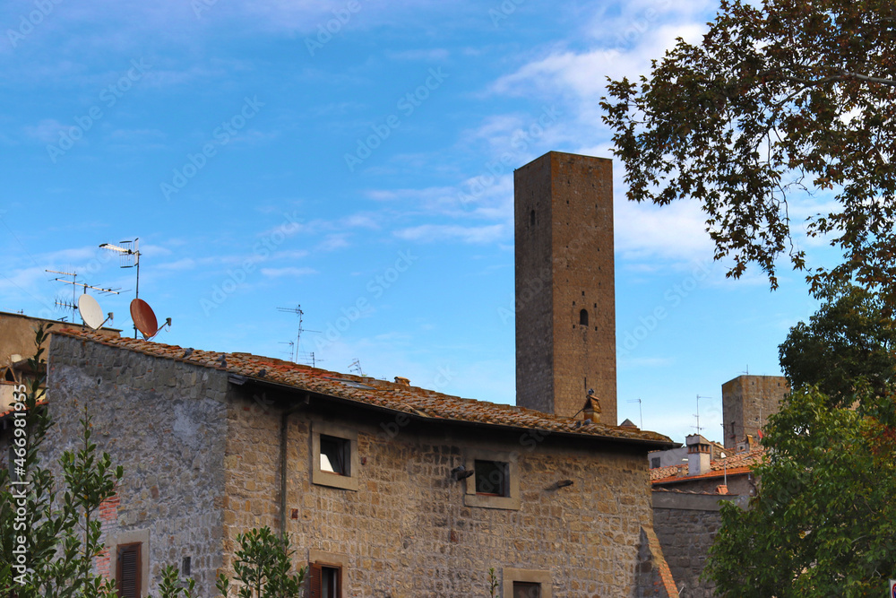 Fototapeta premium Viterbo San Pellegrino district Lazio Italy Italy