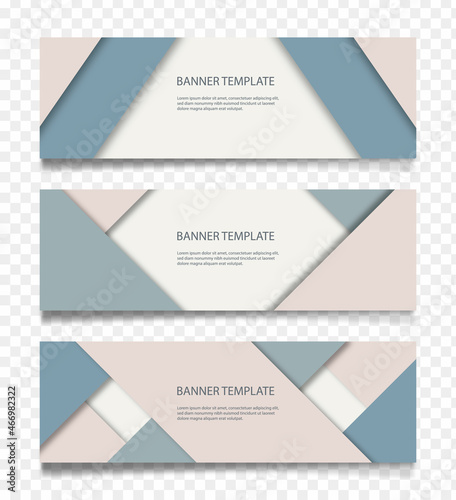 set of banners