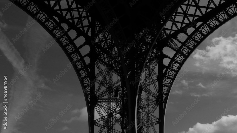 Corner of the Eiffel Tower