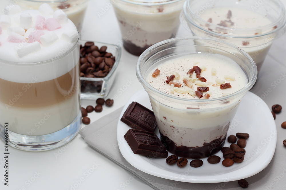 chocolate mousse with whipped cream chocolate mousse with whipped cream
