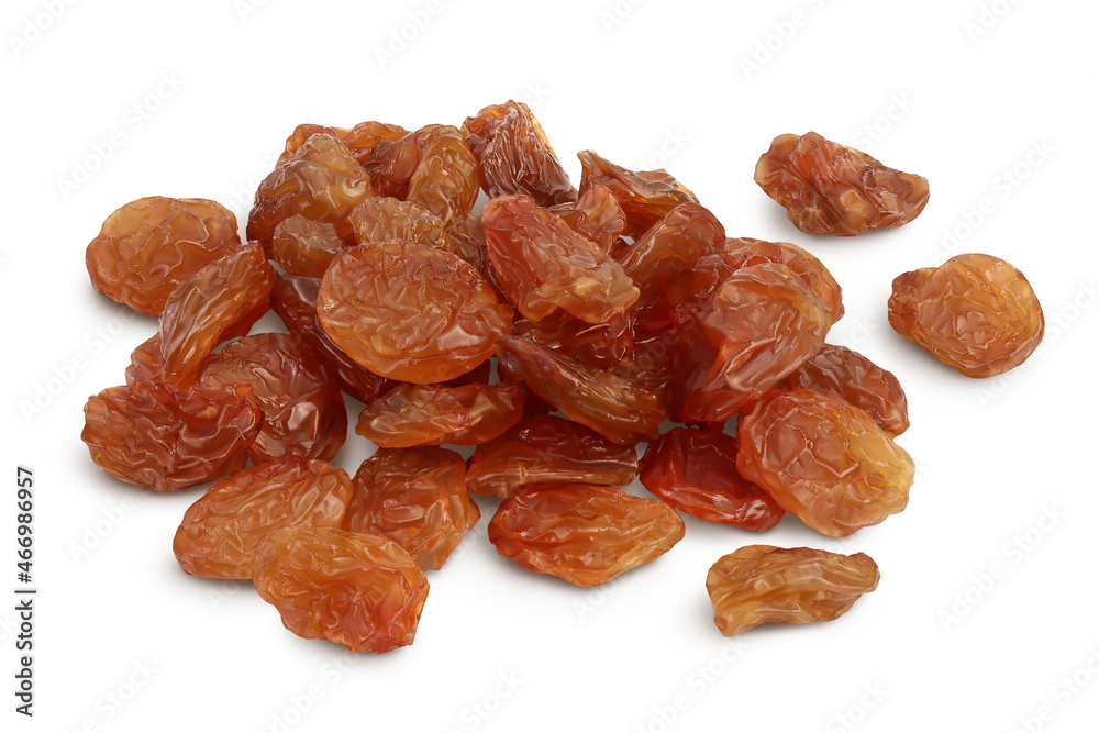 brown raisin isolated on white background with clipping path and full depth of field brown raisin isolated on white background with clipping path and full depth of field