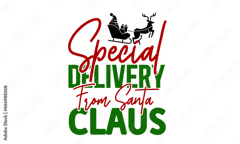 Fototapeta premium Christmas SVG T shirt Design Template