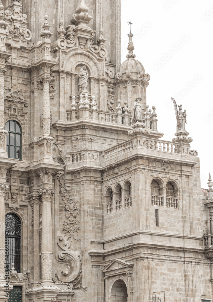 Historic buildings in the city of La Coruña