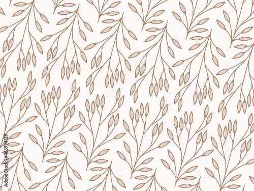 elegant seamless floral and flower pattern