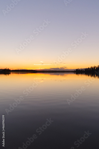 Colourful Sunset at Astotin Lake © RiMa Photography