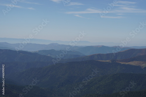 view of the magnificent mountains and sky