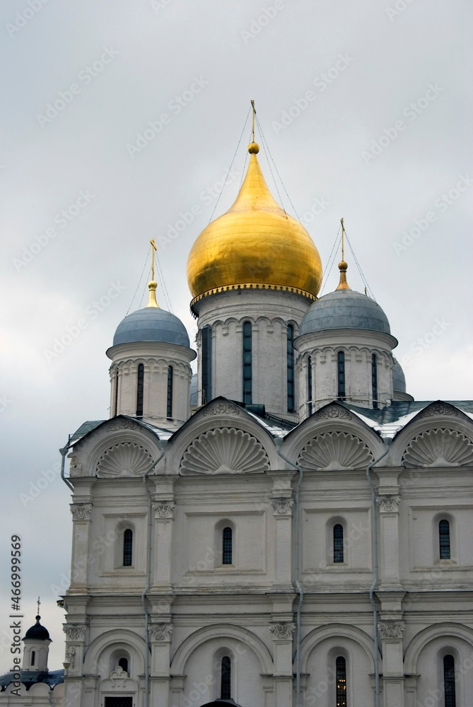 Moscow Kremlin architecture, acient church	
