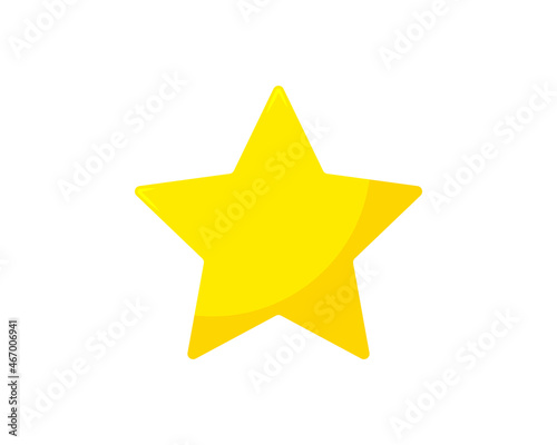 Star icon vector. Classic rank isolated. Trendy flat favorite design. Star web site pictogram  mobile app. Logo illustration. Eps10.