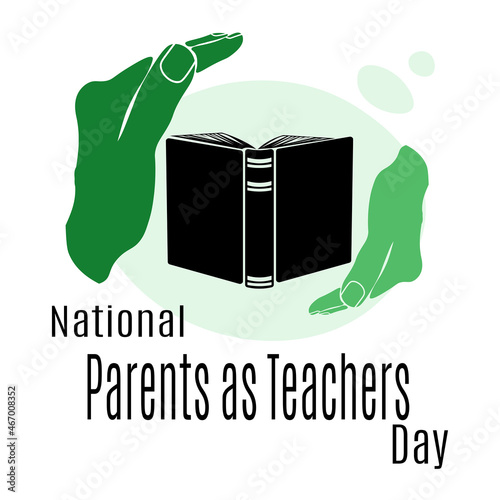 National Parents as Teachers Day, Idea for poster, banner, flyer or postcard