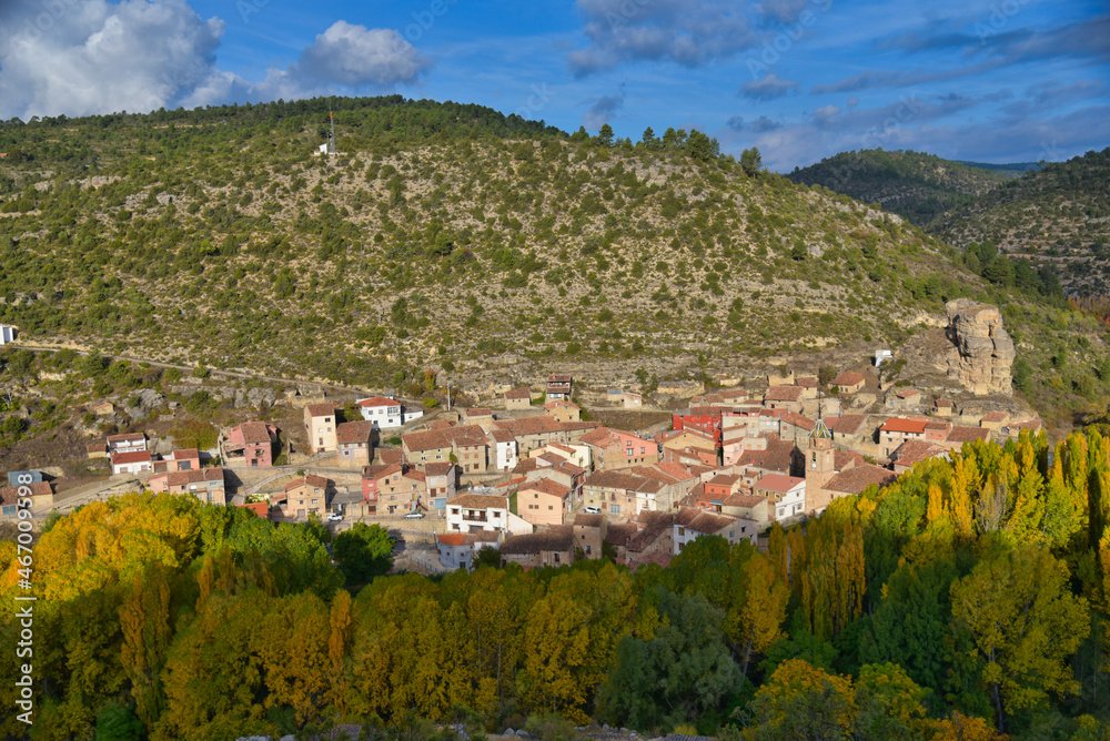 Tormon rural town in the province of Teruel Spain