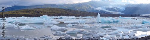 Beautiful panoramas of Iceland glaciers