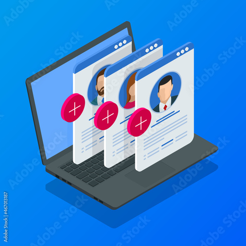 Isometric Referral marketing, social network, affiliate program, network marketing, referral program strategy, referring friends, business partnership, affiliate marketing