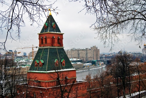 Moscow Kremlin architecture, color photo